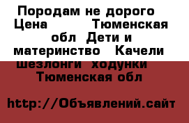 Породам не дорого › Цена ­ 500 - Тюменская обл. Дети и материнство » Качели, шезлонги, ходунки   . Тюменская обл.